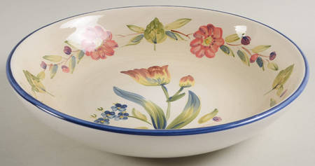 Flora 9" Individual Pasta Bowl