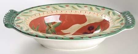Chianti 13" Oval Vegetable Bowl