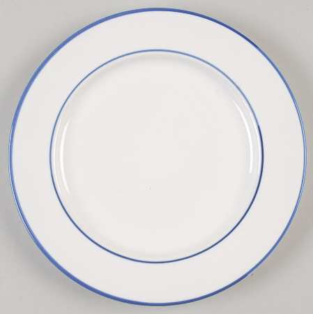 Concentrics Blue Salad Plate