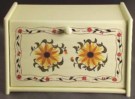 Sunflower (Scalloped Edge) Bread Box