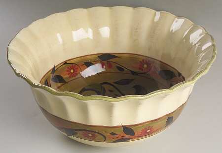 Sunflower (Scalloped Edge) 11" Mixing Bowl