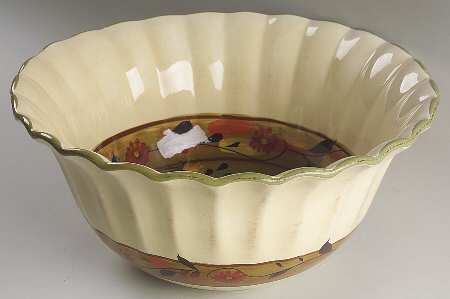 Sunflower (Scalloped Edge) 13" Mixing Bowl