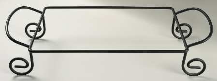 Sunflower (Scalloped Edge) Metal Stand for 17" Rectangular Baker
