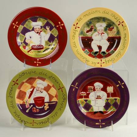 Chef Collection Salad Plate - Set of 4