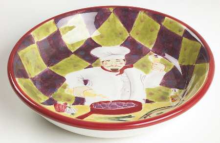 Chef Collection 9" Individual Pasta Bowl