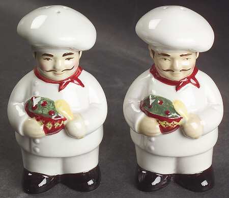 Chef Collection Figural Salt & Pepper Set