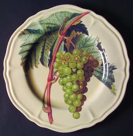Vintage Grapes Dinner Plate