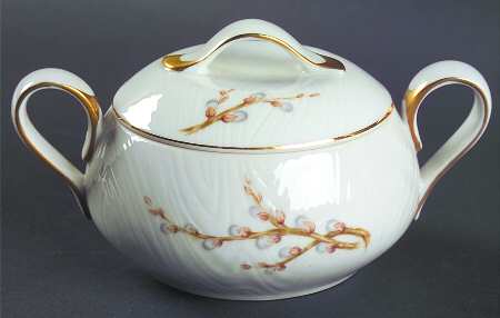 Brook Willow Sugar Bowl & Lid