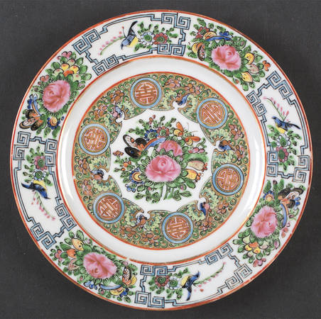 Rose Medallion (No People) Salad Plate