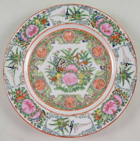 Rose Medallion (No People) Dinner Plate