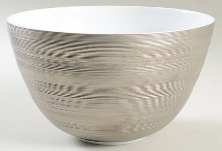Aile Platine (Platinum) 10" Large Salad Serving Bowl