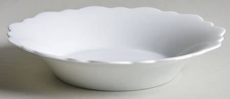 Samoa White Soup/Cereal Bowl by Jean Louis Coquet