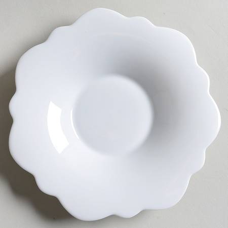 Samoa White Saucer by Jean Louis Coquet
