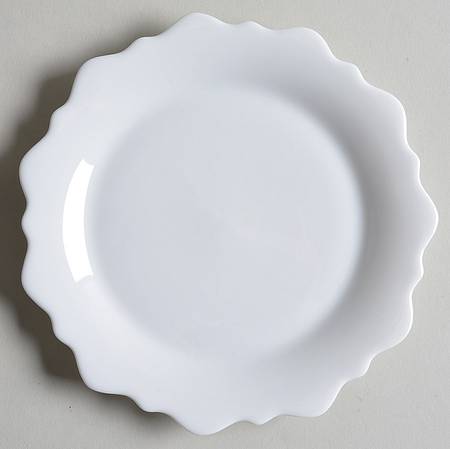 Samoa White Bread & Butter Plate by Jean Louis Coquet