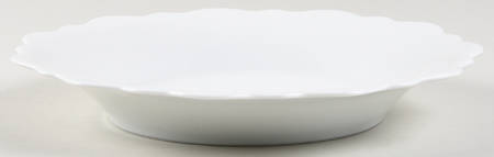 Samoa White Rim Soup Bowl by Jean Louis Coquet