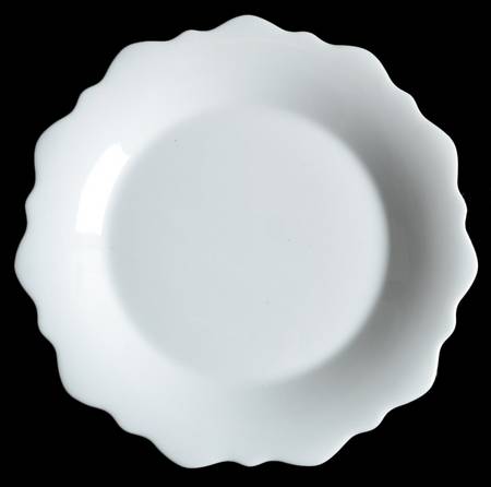 Samoa White Salad/Dessert Plate by Jean Louis Coquet