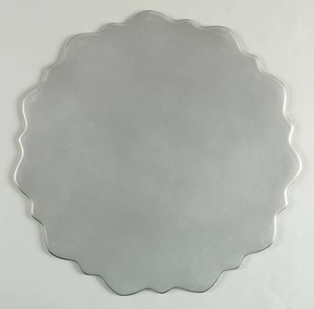 Samoa Gray Silver Cake Plate
