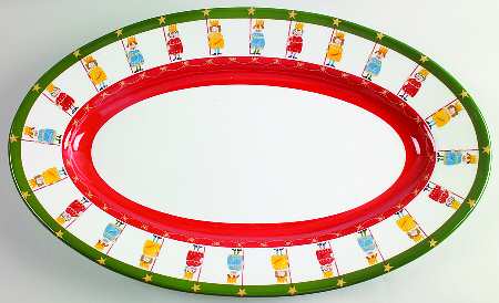 It's Christmas 20" Oval Serving Platter