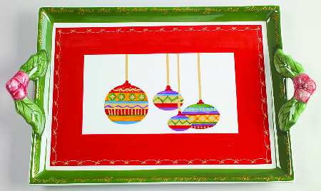 It's Christmas Rectangular Tray