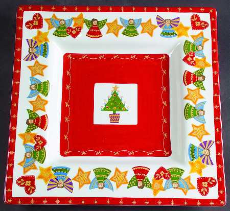 It's Christmas 11" Square Serving Platter