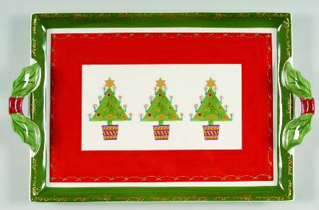 It's Christmas Rectangular Tray