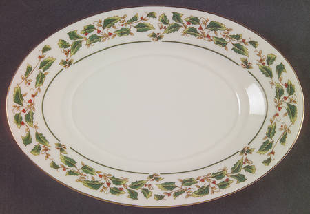 Holly Traditions Underplate for Gravy Boat