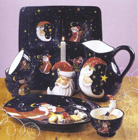 Celestial Santa Individual Ice Cream Dish