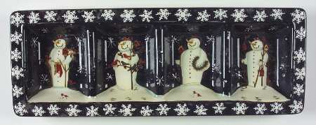 Twilight Snowman (White Stars) 4 Part Relish