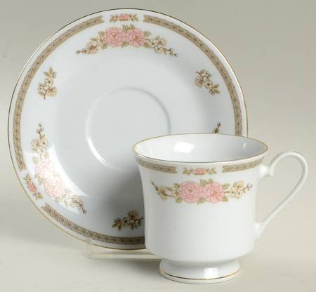 CRM11 Footed Cup & Saucer Set
