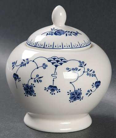 Helsinki Finlandia (Smooth Edge) Sugar Bowl & Lid