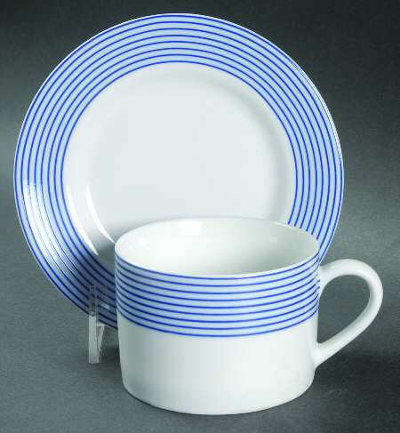 Spinnaker Flat Cup & Saucer Set