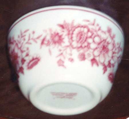 Dayton (Red Ring) Custard Cup