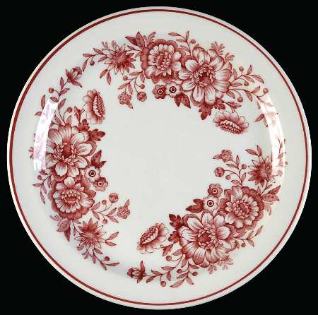Dayton (Red Ring) Bread & Butter Plate