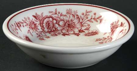 Dayton (Red Ring) Fruit/Dessert (Sauce) Bowl