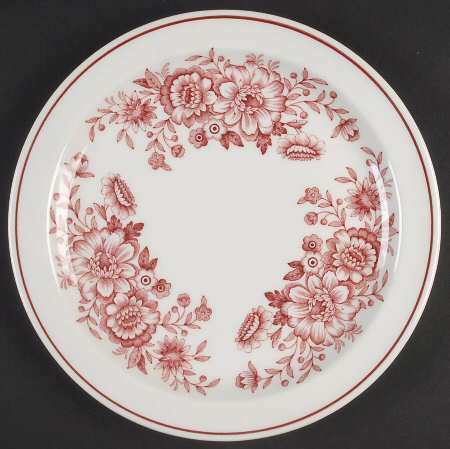 Dayton (Red Ring) Salad Plate