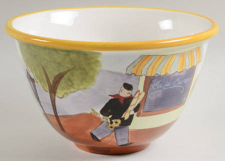 Sidewalk Cafe 8" Mixing Bowl