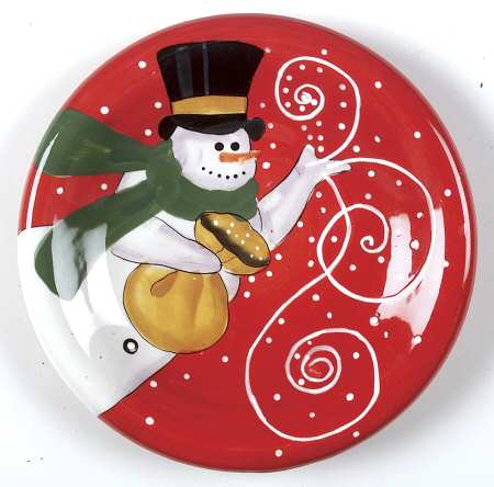 Snowmaker Salad/Dessert Plate