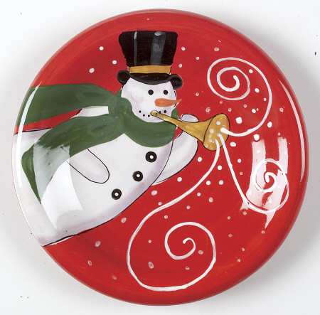 Snowmaker Salad/Dessert Plate