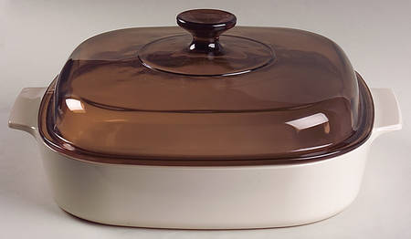 Sandstone (Corelle) 2.5 Quart Square Casserole with Lid