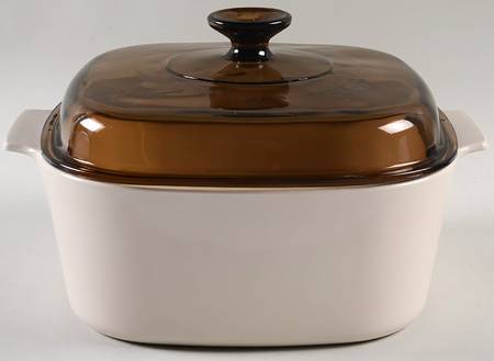 Sandstone (Corelle) 5 Quart Square Casserole with Lid