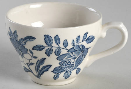Blue Peony (Smooth) Flat Cup