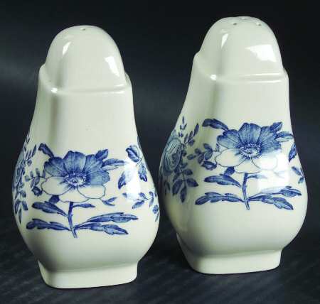 Blue Peony (Smooth) Salt & Pepper Set