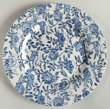 Blue Peony (Smooth) Large Dinner Plate