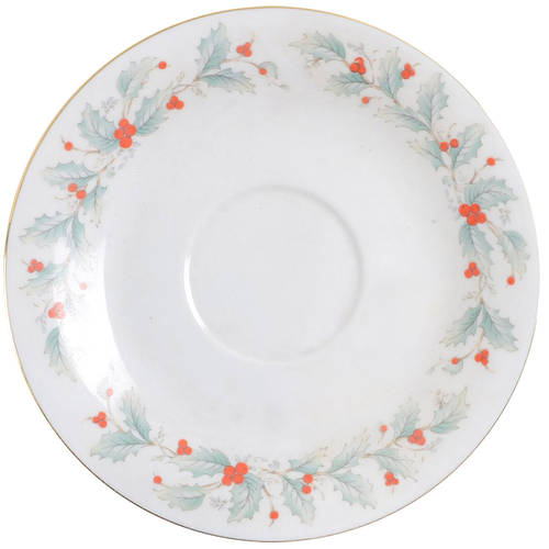 Noel (Black Lettering Backstamp) Saucer for Footed Cup