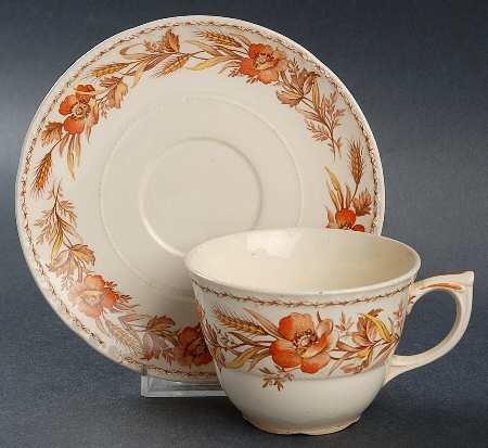 CRO254 Flat Cup & Saucer Set