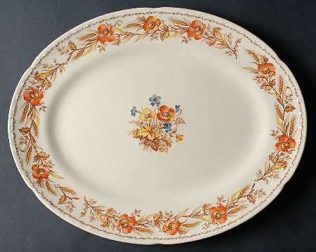 CRO254 15" Oval Serving Platter