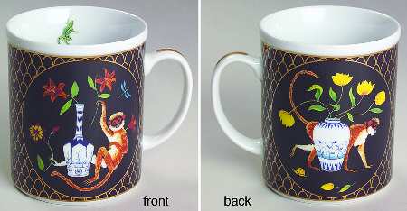 Monkey Garden Mug (2 Motifs on 1 Mug)