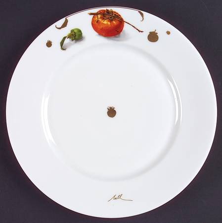 Mediterranean Gold Dessert Luncheon Plate