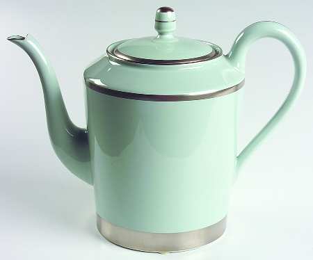 William Celadon Coffee Pot & Lid
