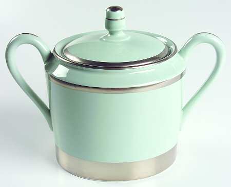 William Celadon Sugar Bowl & Lid